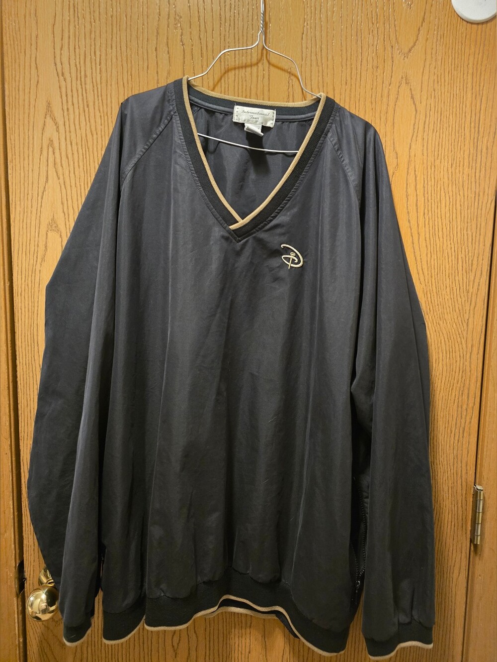 Vintage Disney Golf International Tour Izod Club  Pullover Windbreaker Jacket